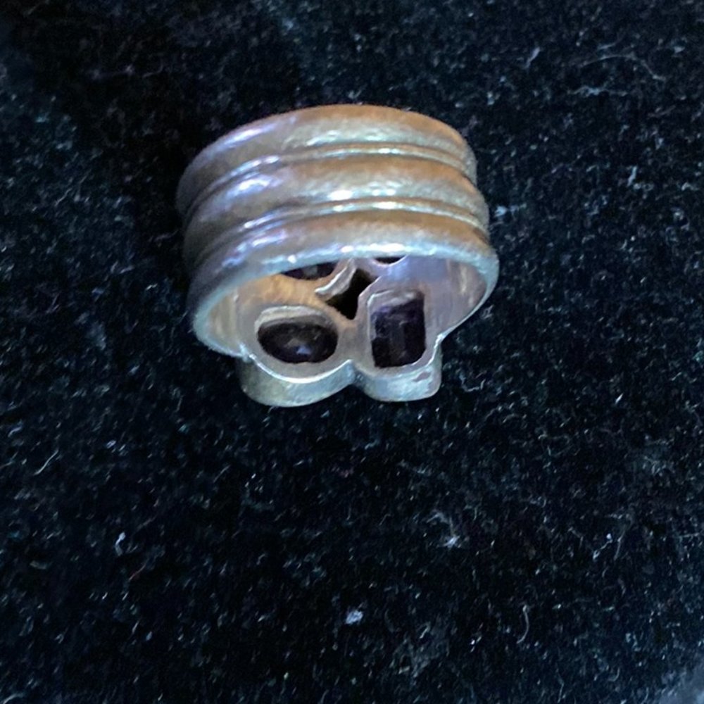 Vintage Amethyst Silver Ring Size 7 - Picture 2 of 2